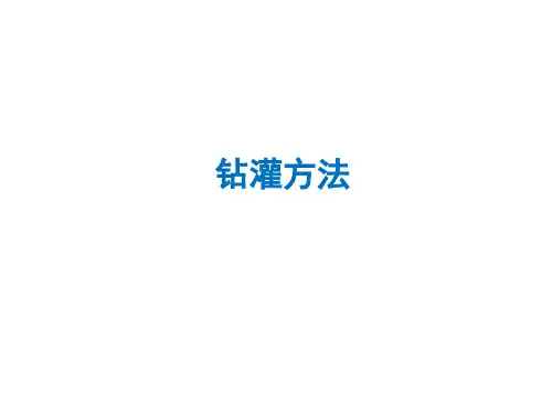水利工程施工3-5 钻灌方法