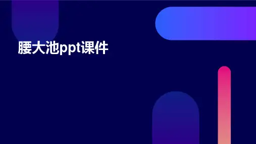 腰大池ppt课件