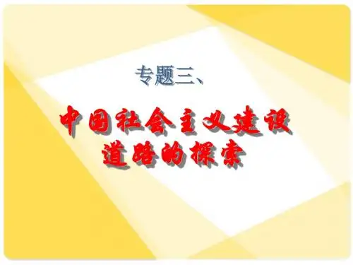 社会主义建设在探索中曲折发展[人民版][课件2]1