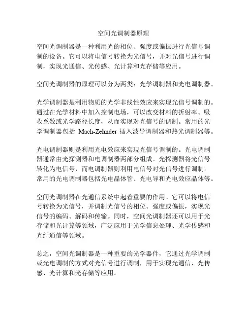 空间光调制器原理