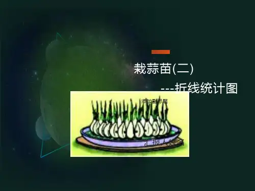 《栽蒜苗》(二)折线统计图PPT课件