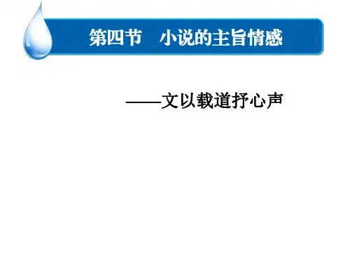小说5主旨情感(共37张PPT)