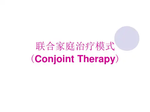 联合家庭治疗模式(网络课程)ppt课件