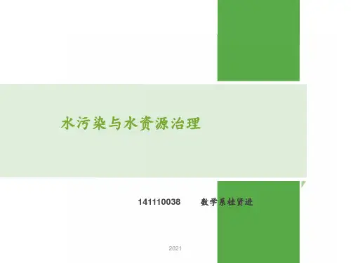 水污染与水资源治理PPT课件