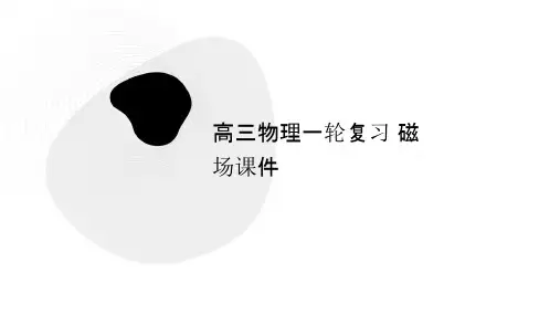高三物理一轮复习 磁场课件