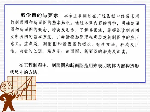 建筑制图基本原理系列剖面图与断面图
