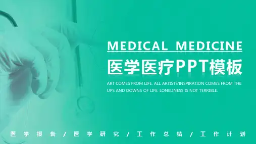 医学医疗PPT模板 