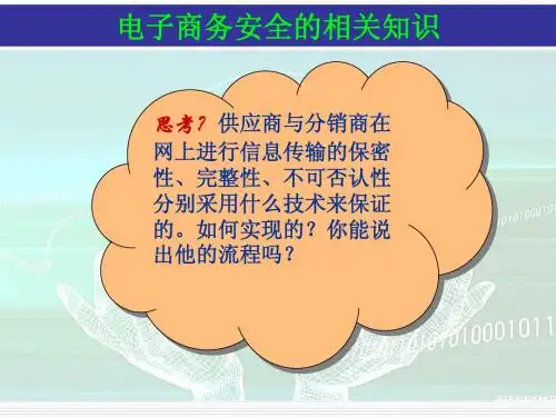 电子商务安全基础知识