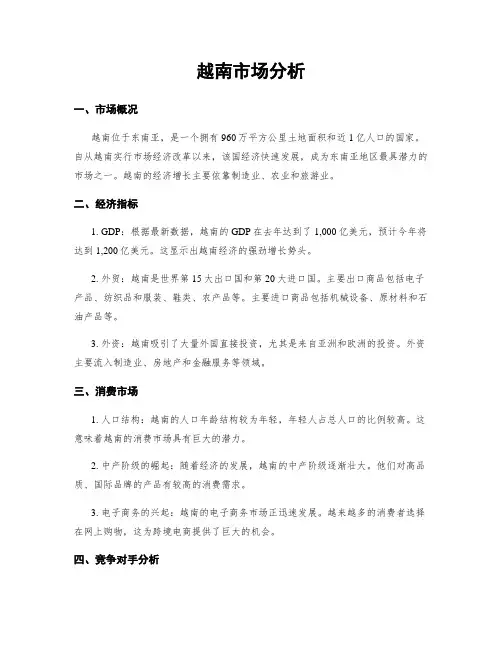 越南市场分析
