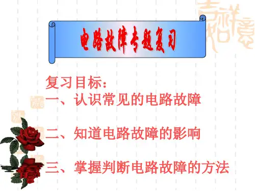人教版物理九年级《电路故障专题复习》公开课优秀课件