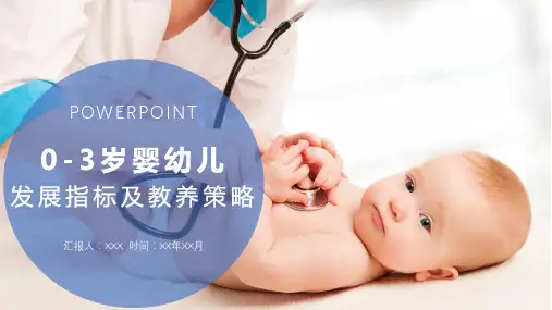 03岁婴幼儿发展指标及教养策略PPT资料课件
