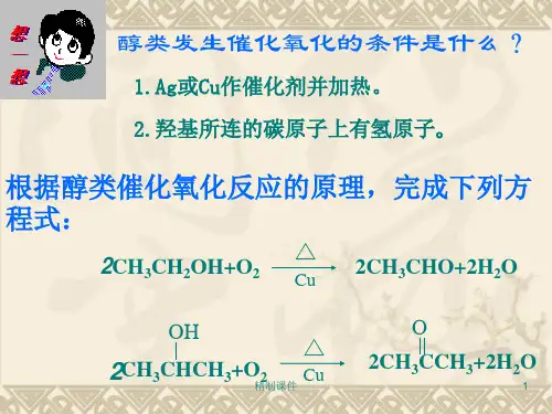 乙醛教学课件修改精制课件