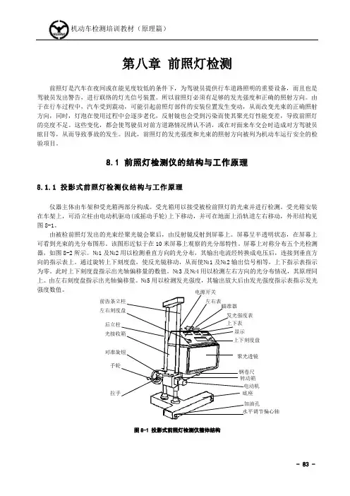 08第八章 前照灯检测