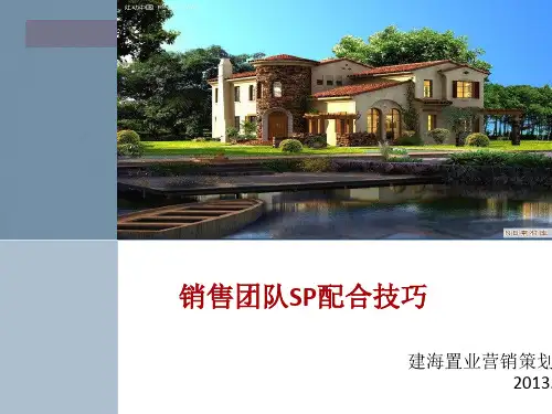 销售团队SP配合技巧