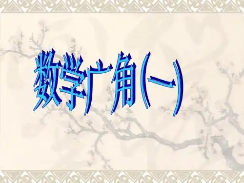 数学广角(一)导学案