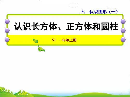 (一上)数学PPT课件-第1课时 认识图形 苏教版(13张)