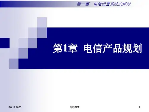 《电信产品规划》PPT课件