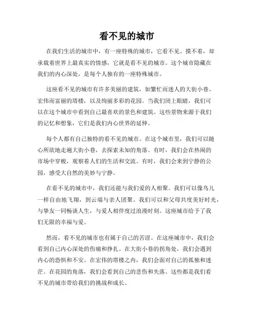 看不见的城市