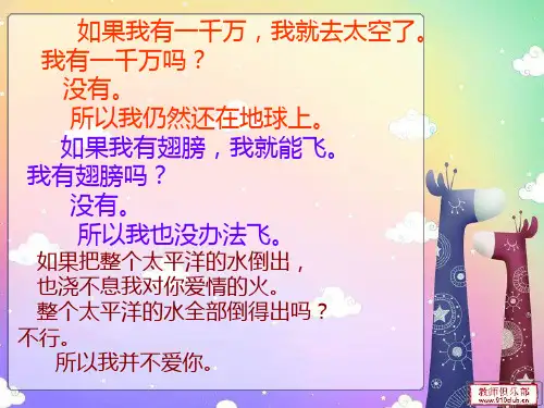 虚拟语气 Unit 1 选修六 Grammar