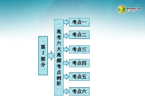 高中数学 第2部分 高考六大高频考点例析课件 北师大版选修23