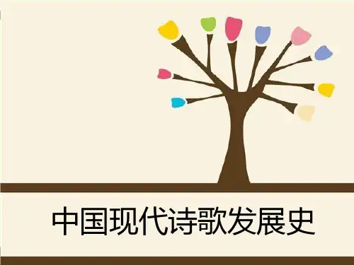 中国现代诗歌发展史(采用)(PPT48页)