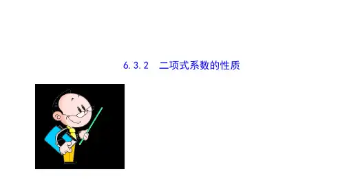 【高中数学】二项式系数的性质课件 高二下学期数学人教A版(2019)选择性必修第三册