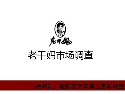 老干妈市场调查