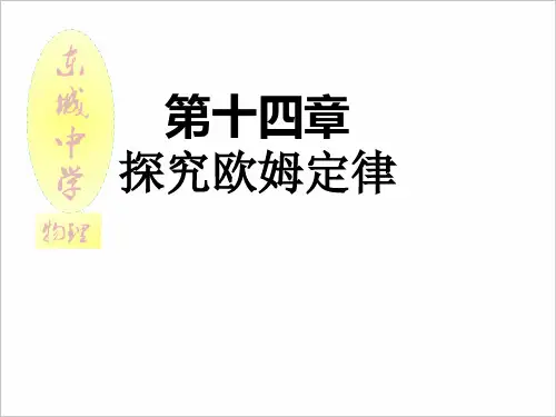 第十四章探究欧姆定律PPT课件(粤沪版)