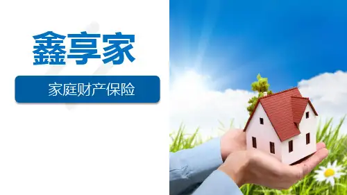 国寿鑫享家家庭财产保险产品介绍支持出单实务23页