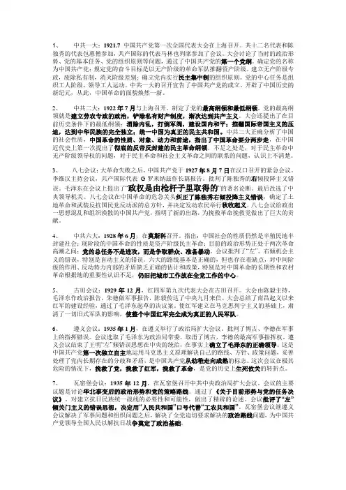 近现代史会议