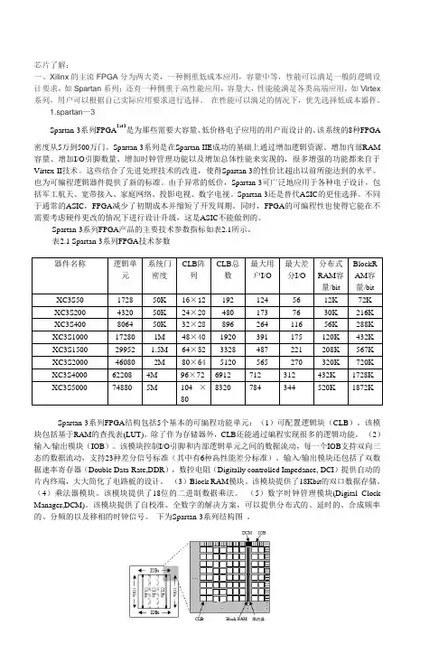 xilinx和 ALTERA系列芯片