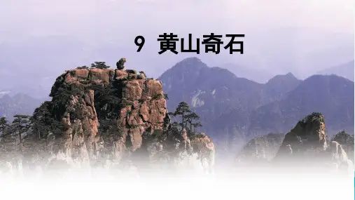 统编版二年级语文上册9黄山奇石 课件(共22张PPT)(1)