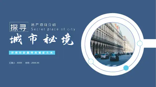 地产项目介绍PPT课件