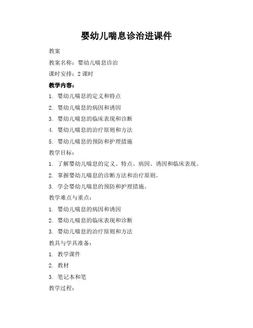 婴幼儿喘息诊治进课件
