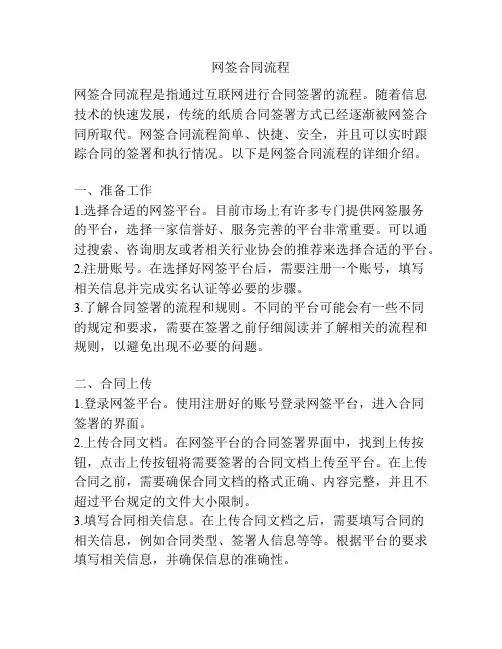 网签合同流程