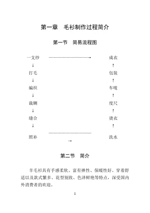 毛衫制作过程简介
