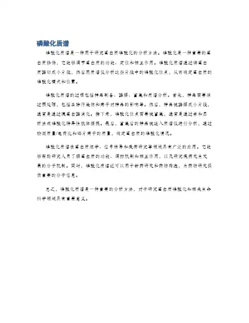 磷酸化质谱