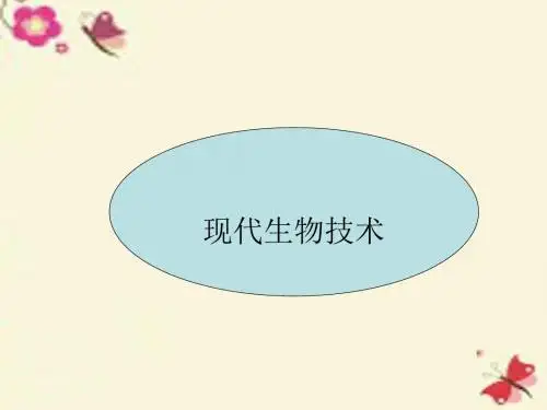 北师大版生物八下25.2《现代生物技术》ppt课件6