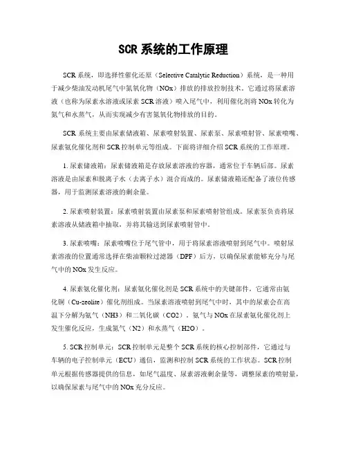 SCR系统的工作原理