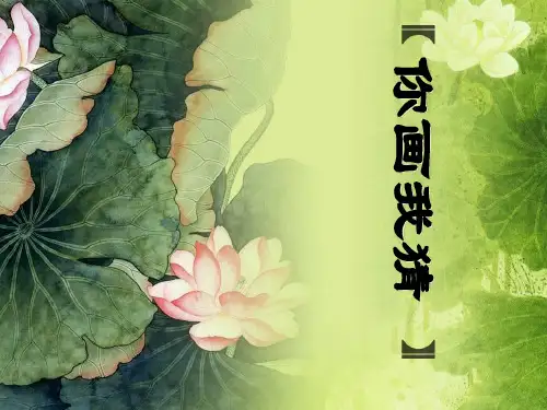 你画我猜精品PPT课件