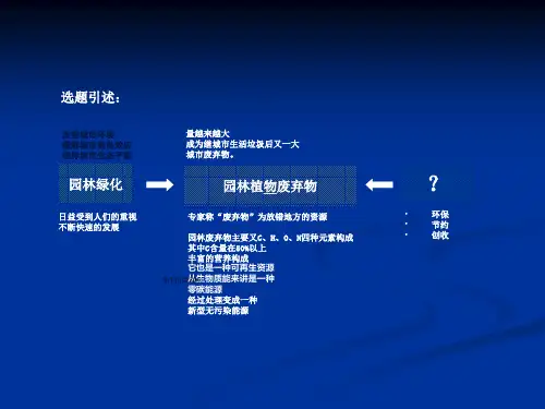 景观园林植物废弃物资源化利用教案