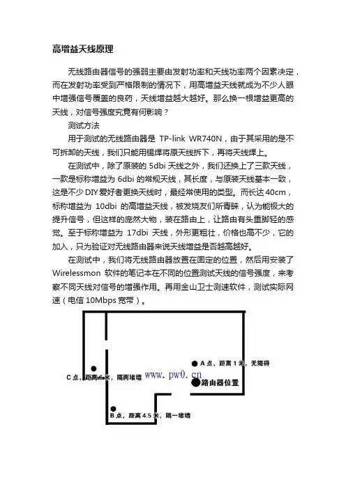 高增益天线原理