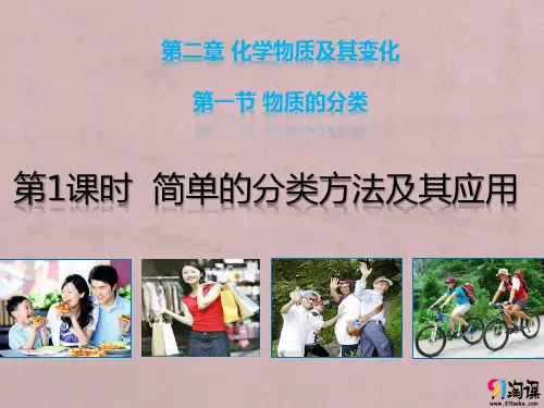 课件1：2.1.1　简单的分类方法及其应用