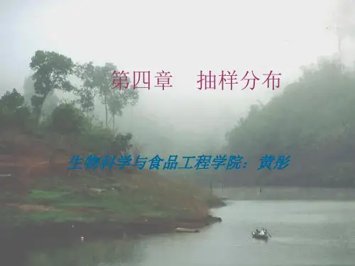第四章   抽样分布