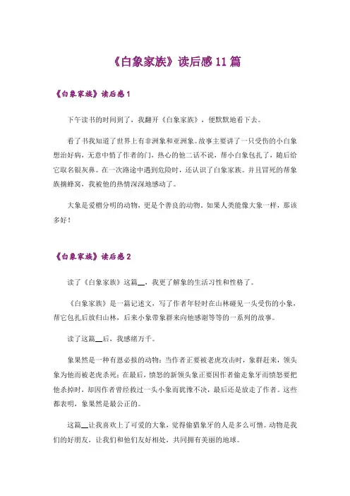 《白象家族》读后感11篇