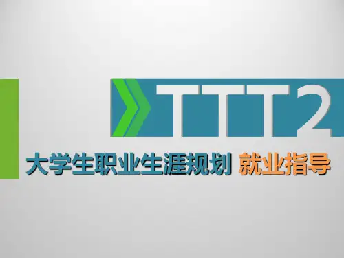就业指导课件全
