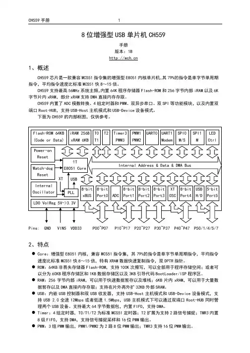 CH559中文技术手册