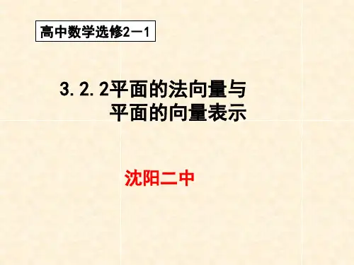 (完整版)平面的法向量
