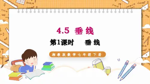 垂线(第1课时)PPT课件