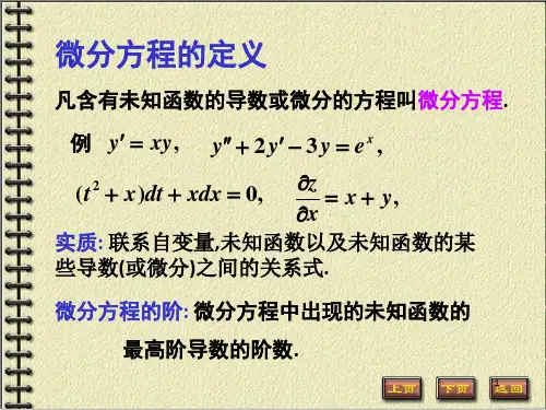 《可分离变量方程》PPT课件